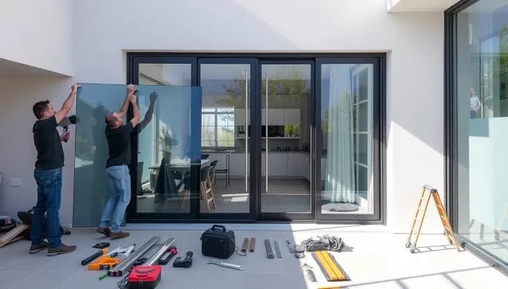 Glass Door Removal